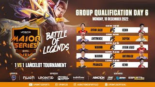 🔴 LIVE MLBB UEMS 1 VS 1 LANCELOT  BATTLE OF LEGENDS  QUALIFICATION DAY 6  GROUP B [upl. by Lonnie]