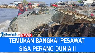 Nelayan Di Lamongan Temukan Bangkai Pesawat Sisa Perang Dunia Ii Dikira Perahu Yang Karam [upl. by Aikrahs]