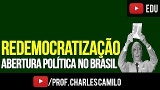 REDEMOCRATIZAÇÃO DO BRASIL 19851989 [upl. by Eimaj]