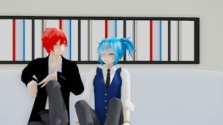 【MMD暗殺教室】Runaway Baby 【Akabane Karma amp Shiota Nagisa】 [upl. by Ozan]