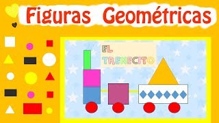 FIGURAS GEOMÉTRICAS para Niños de Preescolar  Aprende las Formas Básicas en español para niños [upl. by Scottie]