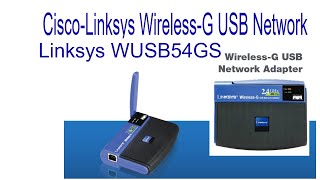 Linksys WUSB54GC Wireless G USB Adapter تعريف وايرلس [upl. by Canute573]