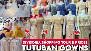 DIVISORIA SHOPPING Wedding Dresses Ninang Outfits Gowns amp Suits  Best Designs 2022  Tutuban [upl. by Osnola]