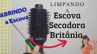 Como Abrir a Escova Secadora Britania Limpando a Escova Secadora [upl. by Coffey795]