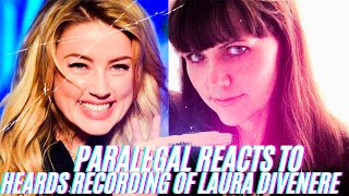 Paralegal Reacts To SECRET Recording of Laura Divenere  JOHNNY DEPP VS AMBER HEARD [upl. by Vernice]