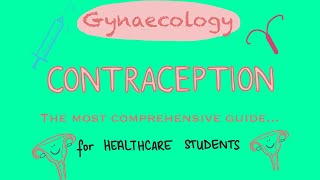 GYNAECOLOGY  Contraception The Most Comprehensive Guide EVER for Healthcare Students [upl. by Nidak647]