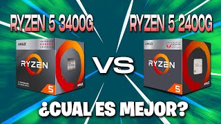 RYZEN 5 3400G VS RYZEN 5 2400G  CUAL ES MEJOR [upl. by Stargell567]