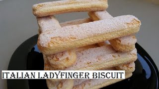 A Perfect Recipe of Italian Ladyfinger Biscuit  The Easiest Homemade Ladyfingers Recipe [upl. by Vivienne]