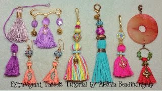 Extravagant Tassels Tutorial [upl. by Anaugahs]