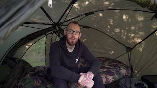 TF Gear Hardcore Brolly System  Carpology Review October 2018 [upl. by Aennyl]