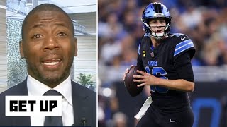 GET UP  quotJared Goff is the best receiver of alltimequot  Ryan Clark on Lions rout Seahawks 4229 [upl. by Romanas]