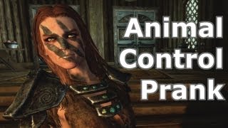 Aela Calls Animal Control  Skyrim Prank Call [upl. by Yreved]