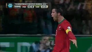 Suecia vs Portugal 23 All Goals amp Highlights 19112013 World Cup Qualification 2014 [upl. by Clyve]