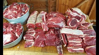 How To Butcher A Cow A Forequarter Of Beef Part2 Retail Cuts SRP [upl. by Acnairb]