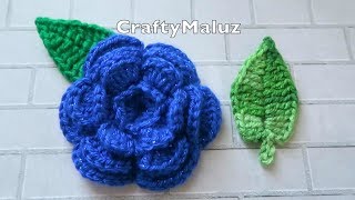 CROCHET TUTORIAL ♥ HOJAS TEJIDAS MUY FÁCIL DE HACER 🍂Hojas a crochet paso a paso👍 [upl. by Trixie842]