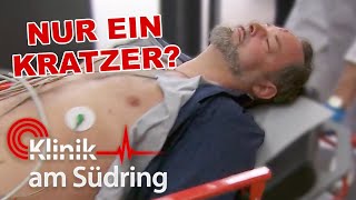 „Es ist nur ein Kratzer“ Patient spielt Symptome runter und bricht zusammen  Klinik am Südring [upl. by Ennail]