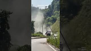 TodHollongi to Itanagar Road NH 415 ek truck ka happen [upl. by Allebara]