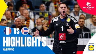 BEST GOALS OF THE TOURNAMENT 😍  France vs Iceland  Highlights  Mens EHF EURO 2024 [upl. by Parks]