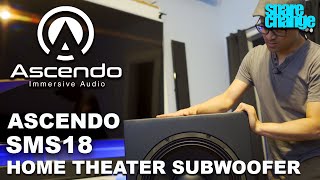 The 18quot Beasts Ascendo SMS18 Subwoofer Unboxing amp Demo [upl. by Samaria]