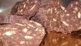 ricetta salame di cioccolato senza uova [upl. by Sven536]