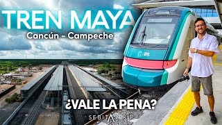 Tren Maya  Inauguración y mi opinión ¿VALIÓ LA PENA Experiencia 100 REAL  sebitastrip [upl. by Kirstin]