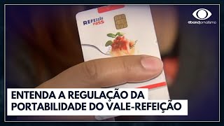 Entenda a portabilidade do valerefeição  Jornal da Band [upl. by Atekahs]