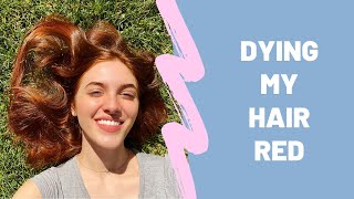 Dying My Hair GINGER with oVertone [upl. by Emyaj]