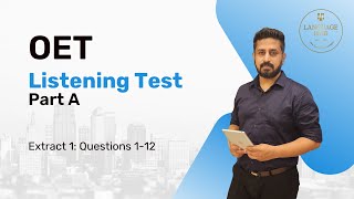 OET Listening Part A  Score 400 in OET Listening  Practice Questions  Language Hub [upl. by Artemla]