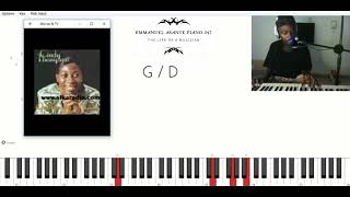 Cindy Thompson Nyame eguama piano lessontutorial in C major part 1 [upl. by Ahsienyt595]