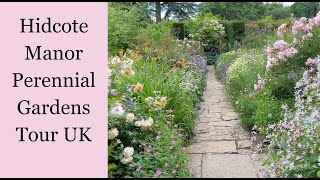 🌹 UK Hidcote Manor Perennial Gardens Walking Tour  Gloucestershire England [upl. by Socem112]