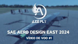 Vídeo de Voo 1  SAE Aero Design East 2024 [upl. by Northrup]