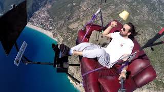 Flying Couch Potato II Koltukla UçmakUçan Kanepe Ölüdeniz Yamaç Paraşütü I Fethiye Paragliding [upl. by Way576]