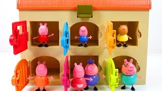 Mejores Videos Para Niños Aprendiendo Colores  Peppa Pig Friends and Family Clinic Learning Colors [upl. by Day348]