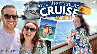 MEDITERRANEAN CRUISE 🇪🇸 PART 1 • PampO Cruises Arvia Embarkation Cabin Tour amp La Coruña Tapas 🌊 AD [upl. by Ekim]