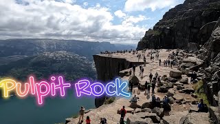 PULPIT ROCK  PREIKESTOLEN HIKE travel trail norway travaldiary [upl. by Alvan]