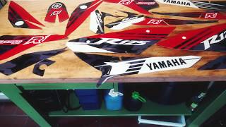 VORSTELLUNG Dekor Yamaha YZFR 125 Radical Racing Camouflage [upl. by Linneman640]