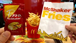 McDonalds Singapore Pizza McShaker Fries Shorts​ [upl. by Eimat]