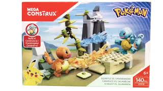 MEGA CONSTRUX  SQUIRTLE VS CHARMANDER Pokémon [upl. by Xad44]