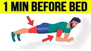 Do a 1 Minute Plank Before Bed and Watch Your Body Transform [upl. by Fielding614]