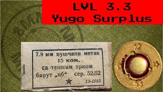 Surplus 8mm Ammo Review Yugoslavian 1953 [upl. by Palecek31]