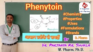 Phenytoin  Anticonvulsants  Antiepileptics  Pharmaceutical Chemistry  D Pharm [upl. by Annekim]