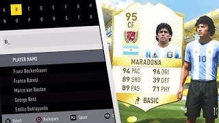 FIFA 17 LEGENDEN AUF PS4 😱🔥 NEW LEGENDS ft Zidane Maradona amp Ronaldo [upl. by Ryon]