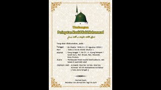 UNDANGAN MAULID NABI MUHAMMAD SAW [upl. by Trout871]