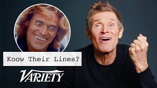 Does Willem Dafoe Know Lines From His Most Famous Movies [upl. by Manoff]