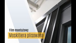 Moskitiera plisowana boczna Instrukcja montażu na drzwiach tarasowych HST motion [upl. by Suhcnip]