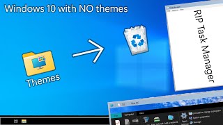 Windows 10 working with no themes [upl. by Shaffert]