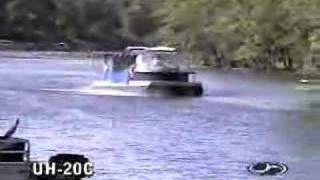 Home built camper hovercraft in forest Universal Hovercraft [upl. by Ernesto869]