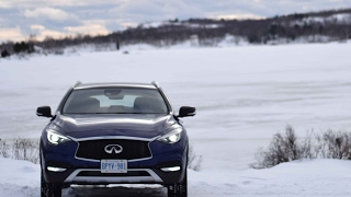 2017 Infiniti QX30 AWD Winter Test Drive [upl. by Ovid163]