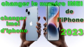 Comment changer le numéro IMEI de liPhone 📲 2023 [upl. by Loos]