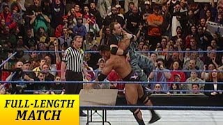 FULLLENGTH MATCH  SmackDown  The Rock vs Dudley Boyz  Tables Match [upl. by Tterb]